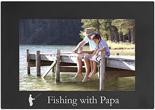 Prilagođeno ribolov s tate ugraviranim anodiziranim aluminijskim visećim / tablicama Osoba za osobu Porodični okvir za fotografije