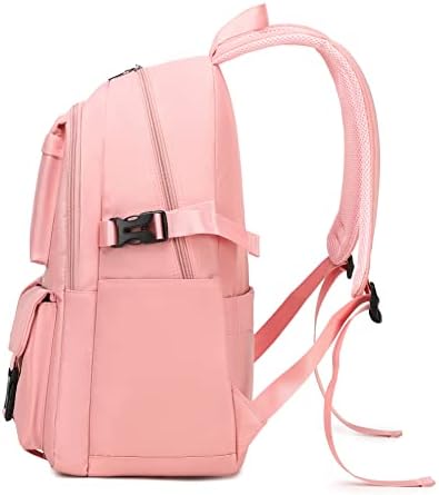 Teecho stilski ruksak za laptop za muškarce i ženske sobe za putovanja Pink
