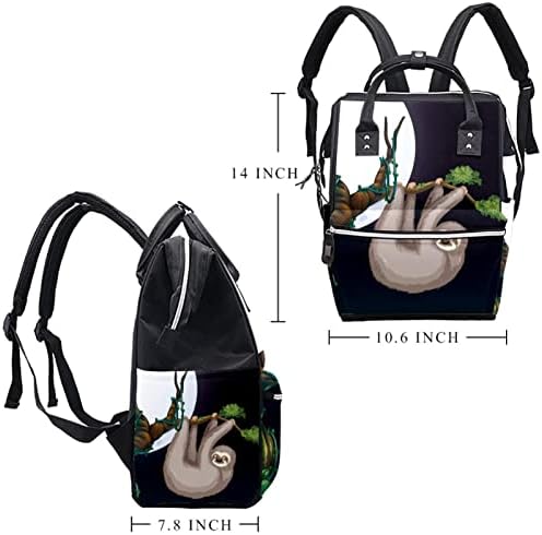 Ruksak za ruksak od pelena Vodootporna torba za njegu multifunkcionalna vrećica za promjenu pelena za muškarce 10,6x7.8x14in