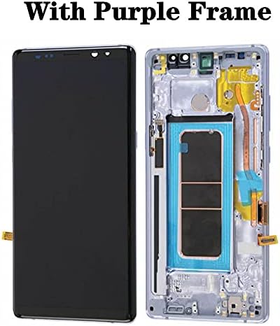 Original za Samsung Galaxy Note 8 LCD N950F ekran sa ljubičastim okvirom Super AMOLED Note 8 SM-N950A N950u LCD dijelovi ekrana osjetljivog