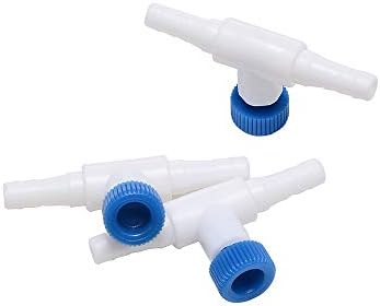 ALEGI akvarijumski kontrolni ventili za akvarijumsku vazdušnu pumpu jednosmerni plastični Regulator protoka vazduha za 3/16 & # 34; ID cevi 12 pakovanje