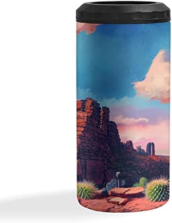 Crveni rock kanjon Art izolirani tanki mogu hladnjak - pustinja može hladniji - umjetnički dizajn izolirani tankin može hladniji