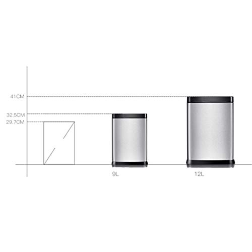 Kapacitet 9L12L bez poklopca od nehrđajućeg čelika tlaka od nehrđajućeg čelika može kućno-jednostavno izdržljiv dnevni boravak spavaća soba kupaonica kuhinja sanitarne kante kuhinje kante za smeće