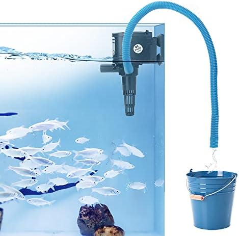 Xjhoma potopna pumpa za vodu u akvarijumu sa crevom za kiseonik, cevima za vodu i usisnom čašom za akvarijum, ribnjak i hidroponiku [220v 40W, Max, UK standardni utikač]