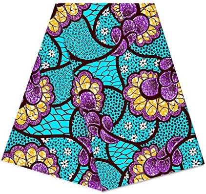Afrička tkanina pamuk etnički Ankara vosak Print 6 jardi jednodijelna tkanina za Party haljine i DIY tkanine za presvlake