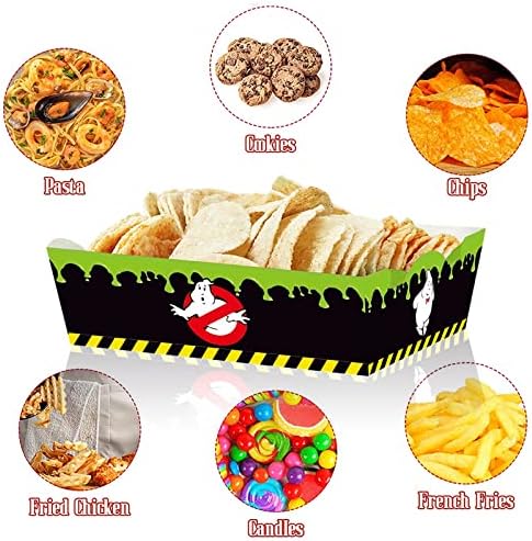 30 paketa Ghostbuster Rođendanska potrepština za rođendana, Ghostbuster Food ladica Ghostbuster Party Favors Paper Food posluživanje