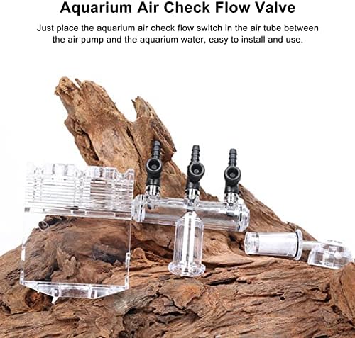 Prekidač za kontrolu vazduha, prozirni ventil za kontrolu vazduha u akvarijumu za ribe sa pumpom za kiseonik