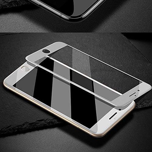 iPhone 7 Plus, iPhone 8 Plus Full Cover glass zaštitnik ekrana, eTECH kolekcija Zaštita ekrana od kaljenog stakla za Apple iPhone 8/7 Plus 5.5 – zaštita pune površine-Bijela