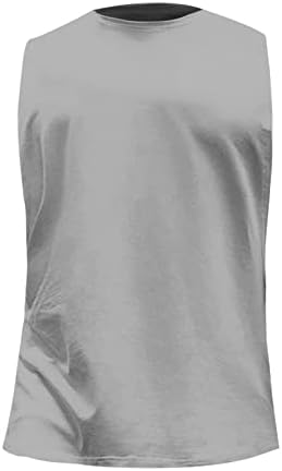 BMISEGM Summer Muška majica Ležerne prilike moda Modna proljetna ljetna casual bez rukava O vrat Solid Conpresc Torbe za muškarce