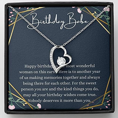 Nakit za poruke, ručno izrađena ogrlica - personalizirano srce, pokloni za žene Prijatelji Rođendanski pokloni za žene Birthday Prisutni