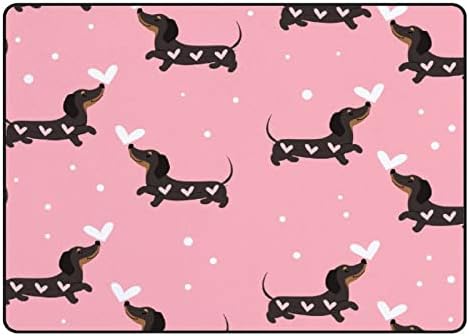 Tsingza mekani prostirci velikim prostircima, psićki psi srca ružičasti ugodan zatvoreni tepih, za bebe Mat za dnevnu sobu Spavaća