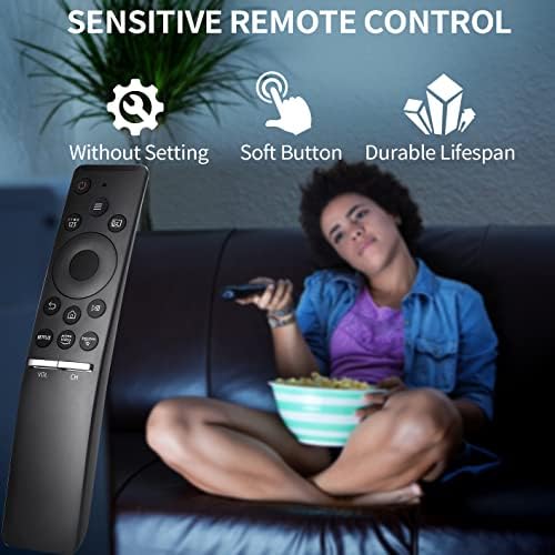 Univerzalni zamjenski daljinski upravljač za sve Samsung Smart TV LCD LED UHD QED televizore, sa tipki Netflix Prime-Video