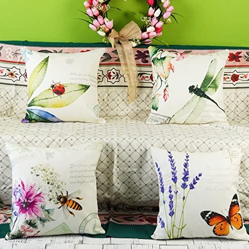 Otvori vanjski vrtni ukras pčela / leptir / butterfly / ladfly jastuk jastuk list / lavanda / cvijet ukrasni bacanje jastuk nattop