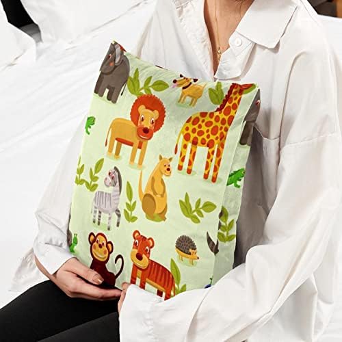 VbFofbv set od 2 lumbalnog jastuka, mekani ukrasi za kućni seoski kuća, Lion Zebra Monkey Giraffe crtana životinja