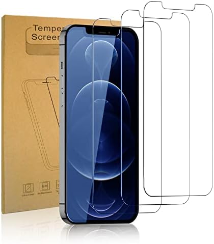 3kom TOPV Premium zaštitnik ekrana za iPhone 12 Pro Max, zaštitnik od kaljenog stakla, 9h tvrdoća 2.5 D Film za telefon, zaštitnik