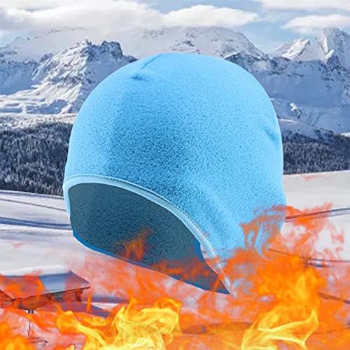 Trčanje Beane Hats Vjetrootporni poklopac Fleece Biciklističke uši toplo za muškarce i žene Zimske lubanje Termički kaciga