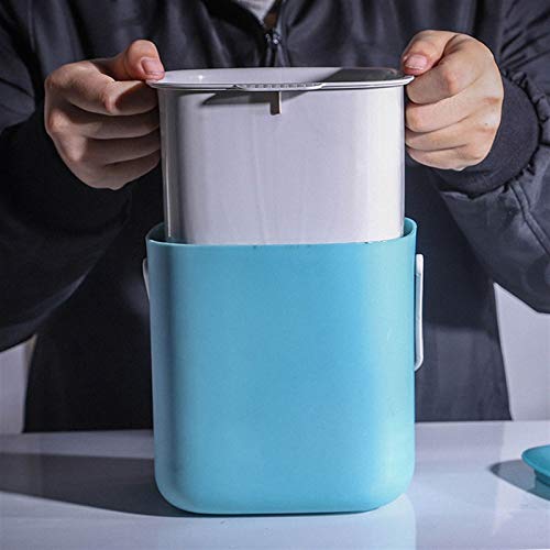 Zukeeljt smeće može smeće može plastična kuhinja višebojne opcije Kanta za smeće s ručkom za regal za ispuštanje komposta
