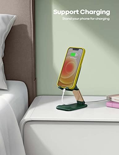 Lamicall Zeleni štand za stol - tamnozeleni nosač mobitela Elezerski dodaci za stolni rad mora imati kompatibilan sa iPhoneom 13 Pro