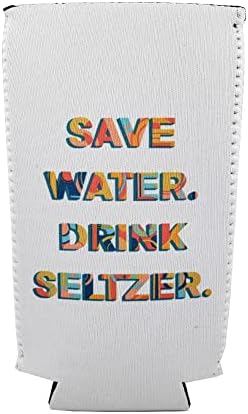 Spremi piti vodu Seltzer, kozoznim tankom mogu hladnije rukavi za bijele kandže i tvrdog seltzera, visoki izolacijski hladovi, izolirani