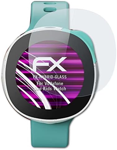 atFoliX zaštitni Film od plastičnog stakla kompatibilan sa Vodafone Neo Kids zaštitom stakla za gledanje, 9h Hybrid-Glass FX staklenom