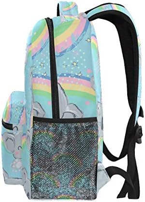 Koala školski ruksak Rainbow Bookbag za dječake Djevojke Tinejdžeri Casual Travel Bag Computer Laptop Daypack
