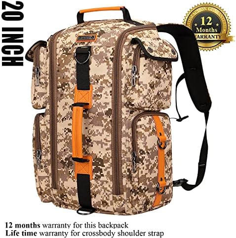 Witzman Digital Camo ruksak za muškarce nose na ruksaku Duffel torba Veliki kapacitet backpad laptopa 17 inča