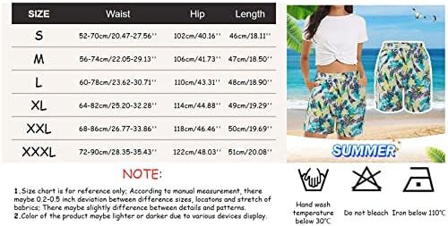 Hlače za žene Ležerne prilike Ležerne prilike Plus Površine Visoko stručno-montirane kratke hlače za ublažene kratke hlače za žene