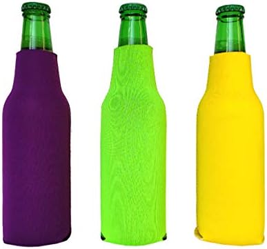 E - Živjeti 12 oz Sklopivi neoprenski hladnjak za piv / cool / poklopac / izolator / držač / Huggie / rukav za pivo -3 pakovanje