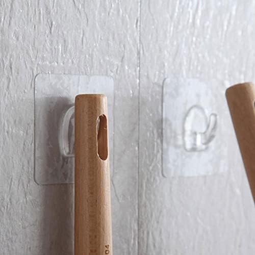 Mahza Kuke prozirne jake samoljepljive zidne vješalice za zidove za silikon za pohranu viseće kuhinje Kreativni kupatilica Pribor