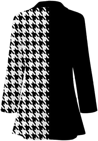 Stripes ispisani formalni kaput kardigan svečano odijelo dugih rukava kabela poslovnog ureda blezer jakna tanka elegantna bluza kaputa