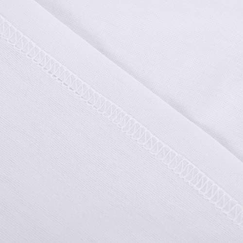 Sretne uske košulje za žene slatka zeko pismo tiskane majice okrugli vrat na pola rukava na velikim rukavima