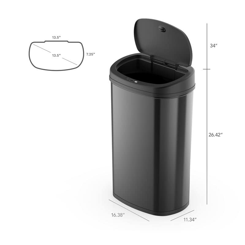 WPYYI senzor kretanja kuhinjski smeće mogu od nehrđajućeg čelika kante za smeće