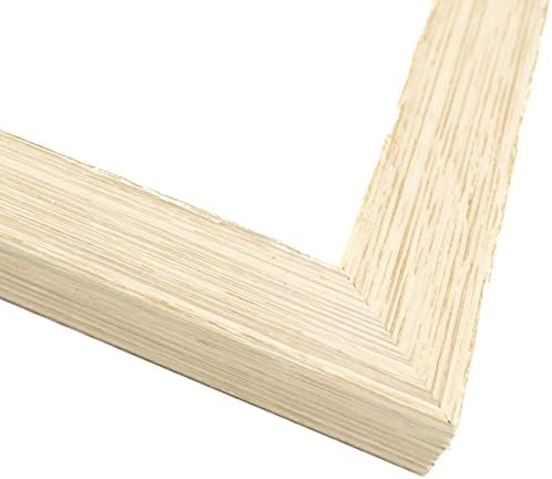16x48 Frame White Real Wood Frame Okvir širine 1,5 inča | Unutrašnja dubina okvira 0,5 inča | Barn White Trostruk fotografija okvir