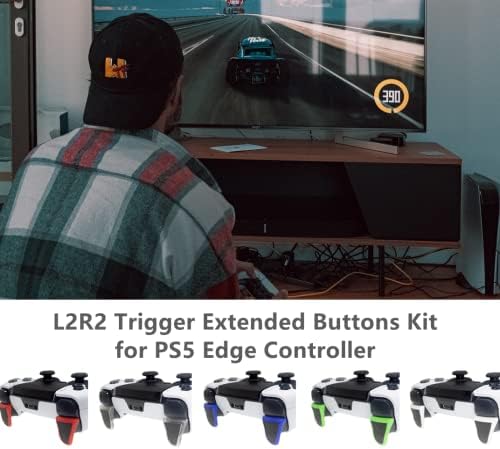L2 R2 trigger Extender komplet dugmadi analognog ekstendera protivklizni Rezervni dijelovi za PS5 Edge kontroler