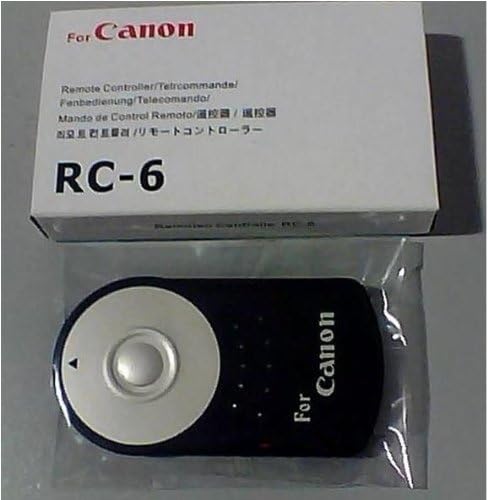 Novi Canon RC-6 daljinski upravljač za Canon EOS 4 450d 500D 550D 600D 5DII 60D CANON EOS 5D MARK III, T3I, T2I, 5D MARK II, 60D,