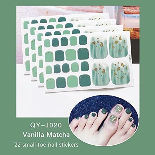 BLMIEDE naljepnice za nokte za nokte DIY dekoracija nožnih prstiju umjetničke naljepnice za stopala trake za lakiranje noktiju