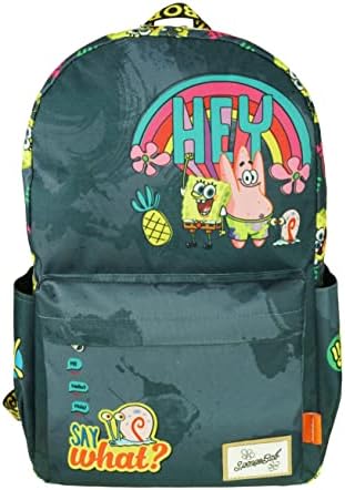 KBNL spongebob ruksak sa pretinac za laptop za školu, putovanja i rad, crna,