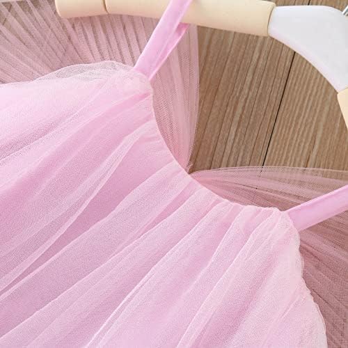 KAGAYD Baby Girl Dress Toddler bez rukava jednobojni Tulle Ruffles princeza haljina dance Party haljine odeća sa krilima