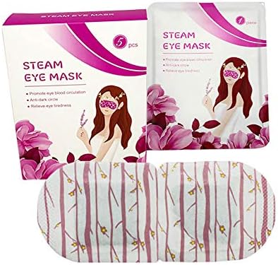 Nijedan brend 10pcs Steam Eye maska ​​za suhe oči tamne krugove grijana maska ​​za oči za spavanje spavanja