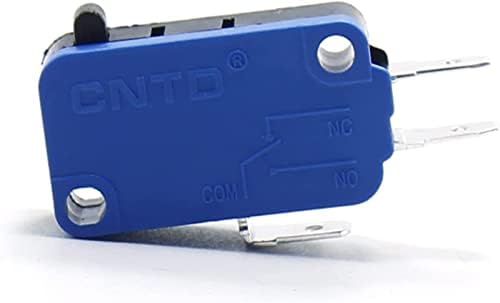 Berrysun Micro Switches 10pcs Durable Micro Limit Switch Roller vodootporan momentalno izdržljiv 10a 250V Mikrostruja otporna na visoke