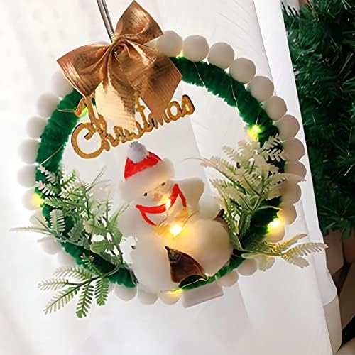 Sretan božićni znak sa svjetlima, božićne ukrase zatvorene, ručno izrađene diy Creative Christmas ukrasi, porodični prozor Božićni