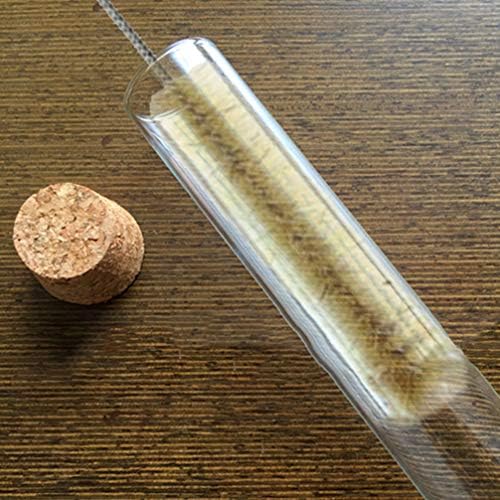 Doitool staklene epruvete mali terarijum 4kom staklene cijevi čepovi od plute višenamjenski držač bočica za nepropusne bočice za hranu