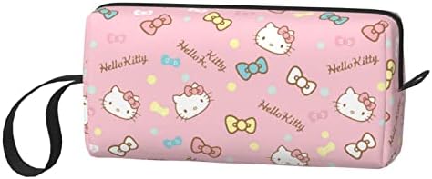 PEVNMXA Anime Pink kozmetička torba za šminkanje slatka putna toaletna torbica za žene