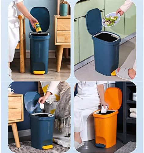 Paifa smeće bin, 12L premium korak na kantu za smeće sa poklopcem i plastičnom papučicom, kantu za otpad za kuhinju dnevni boravak