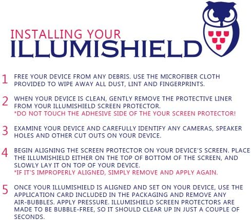 iLLumiShield mat zaštitnik ekrana kompatibilan sa LG Realm štitom protiv odsjaja protiv mjehurića i pet filmom protiv otiska prsta