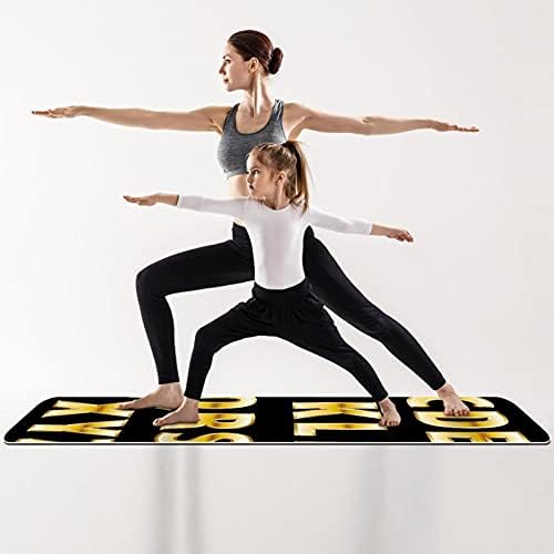 Siebzeh Abeceda Broj Premium debeli Yoga Mat Eco Friendly gumene zdravlje & amp; fitnes non Slip Mat za sve vrste vježbe joge i pilatesa