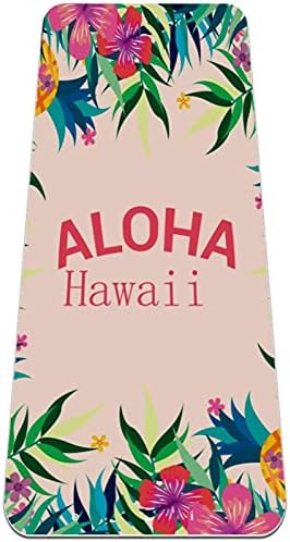 6mm ekstra debela prostirka za jogu, šareni Tropski Aloha cvjetni Print Print ekološki prihvatljivi TPE prostirke za vježbanje Pilates