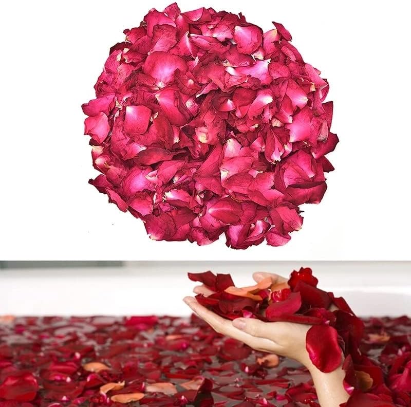 XJJZS 100g sušene latice ruže ukrasi za vjenčanje