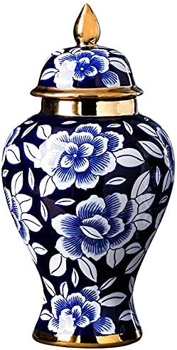 Keramičke staklenke, čaj teglica, kinginski i bijeli đumbir Jars Đumbir Jar Vase Dekorativne tegle keramičke jar porculansko vaza