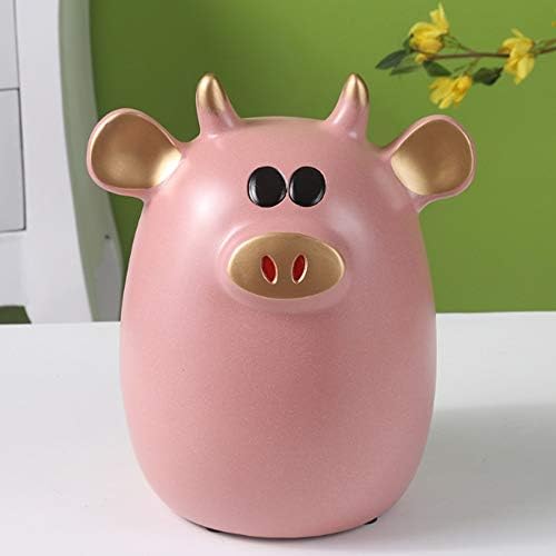 Pitajte me kućno slatko crtane životinje piggy bank prijenosni vinil svinja za djecu zanat desktop ukrasa